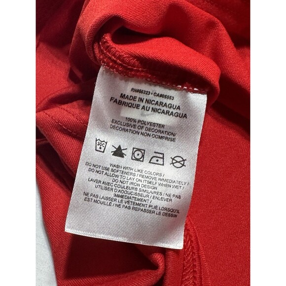 Indiana Bulls Baseball Nike Short Sleeve Dri Fit Shirt Men’s Size XL Red *READ - Picture 8 of 10